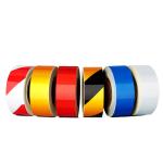 Waterproof High Visibility Red And Yellow Industrial Marking Tape Heavy Duty