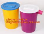 PP plastic type and stocked eco-friendly feature Round pet food container with