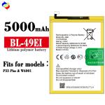 BL-49Ei Li-ploymer Battery for Itel P33 Plus P33 P46 3.85V 5000mAh Stable
