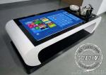 Waterproof Capacitive Touch Screen Digital Signage 43'' Coffee / Tea Table With