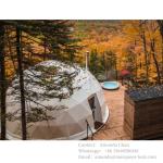 High Security Plastic Inflatable Clear Glamping Cottage Garden Bubble Dome