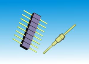 Wholesale DIP Machine Pin Headers 1.778mm With Insulator Height 3.0mm PBT Material from china suppliers