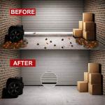 Moulding Made Easy with 0.5mm-10mm Thickness Universal Garage Door Threshold
