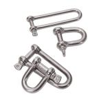 Bolt Type DEE SHACKLES Technology 304 316 Stainless Steel Captive Screw Pin Wide