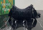 Apricot Wrinkle Sheepskin Underarm Shoulder Bag Dumpling Shape