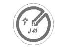 16 * 16mm die cut size, 30cm reading ristance, Sticker Tag, Wet Inlay J41 for ID