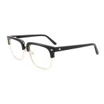 Retro Rivet Acetate Metal Glasses , CE Square Eyewear Frames Customize Logo