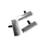 Sliver 0.3A Electric Slide Switch 4P8T Horizontal Slide Sound Console