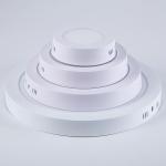 Flush Mount Round Panel Light 120lm/W, CCT 3000K/4000K/5000K/6000K, 3 CCT