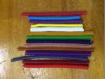 China Manufacturer Transparent Red 4mmPlastic Coating w/1.5mm dia Wire Core Tool