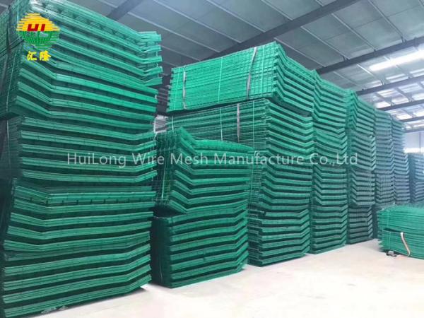 Home Outdoor Decorative Galvanised Welded Wire Mesh Panels Green Color For