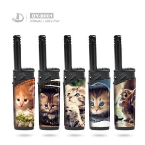 Wholesale Upgrade Your BBQ Experience with Cute Cat Label Electric Fire Lighter Gun 5 Colors from china suppliers