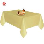 54 inch x 108 inch Premium Plastic Tablecloth Rectangle Waterproof Outdoor Table