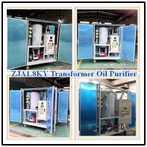 China 1800L/H 75kv High Vacuum Oil Purification Machine for Used Transformer Oil, Small Size Transformer Oil Purifier on sale