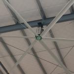 Ventilation Gearbox Motor Pole Mounted HVLS Ceiling Fan For Home