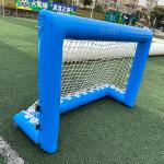 Custom Portable Inflatable Football Goal Air sealed PVC Soccer Pitch Training