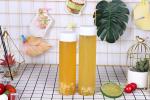 Leakproof PET Clear Handle Milk Tea Bottles for B2B