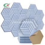 Self Adhesive Hexagon Sound Absorbing Panels Odorless Sound Proof Padding