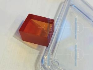 China High Performance Laser Sapphire Crystal Doped Artificial Sapphire Crystal Block on sale