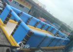 Outdoor Giant Inflatable Volleyball Court Bouncing Castle For Party Interactive