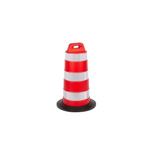 Wholesale Highly Visible 36inch Orange Plastic Traffic Safety Barrel With Rubber Base Orange Road Safety Barrel from china suppliers