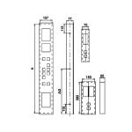 8 16 Floors Elevator COP Panel Glass Screen Touch Lop Cop 13.56MHz