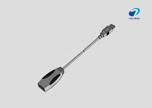 Wholesale USB Cable Assemblies, USB 4-Position Plug, Type A Male to Type A Female, Double-Ended, Standard, 28AWG Wire Size, Black from china suppliers
