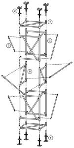Wholesale Scaffold frame system. Simple installation. Convenient mobile. Good bearing from china suppliers