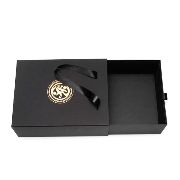 Customized gold stamping logo wine box red wine glass packages with handle