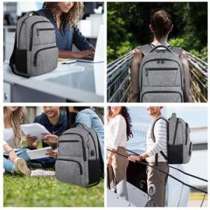 Wholesale Water Resistant Laptop Backpack Business Travel Slim Durable Anti Theft Laptops Backpack USBCharging from china suppliers