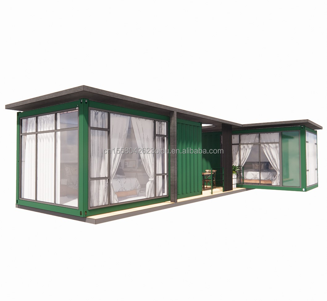 Customized Color Steel Frame Prefabricated Mobile Clothing Store with Galvanized Steel Bending