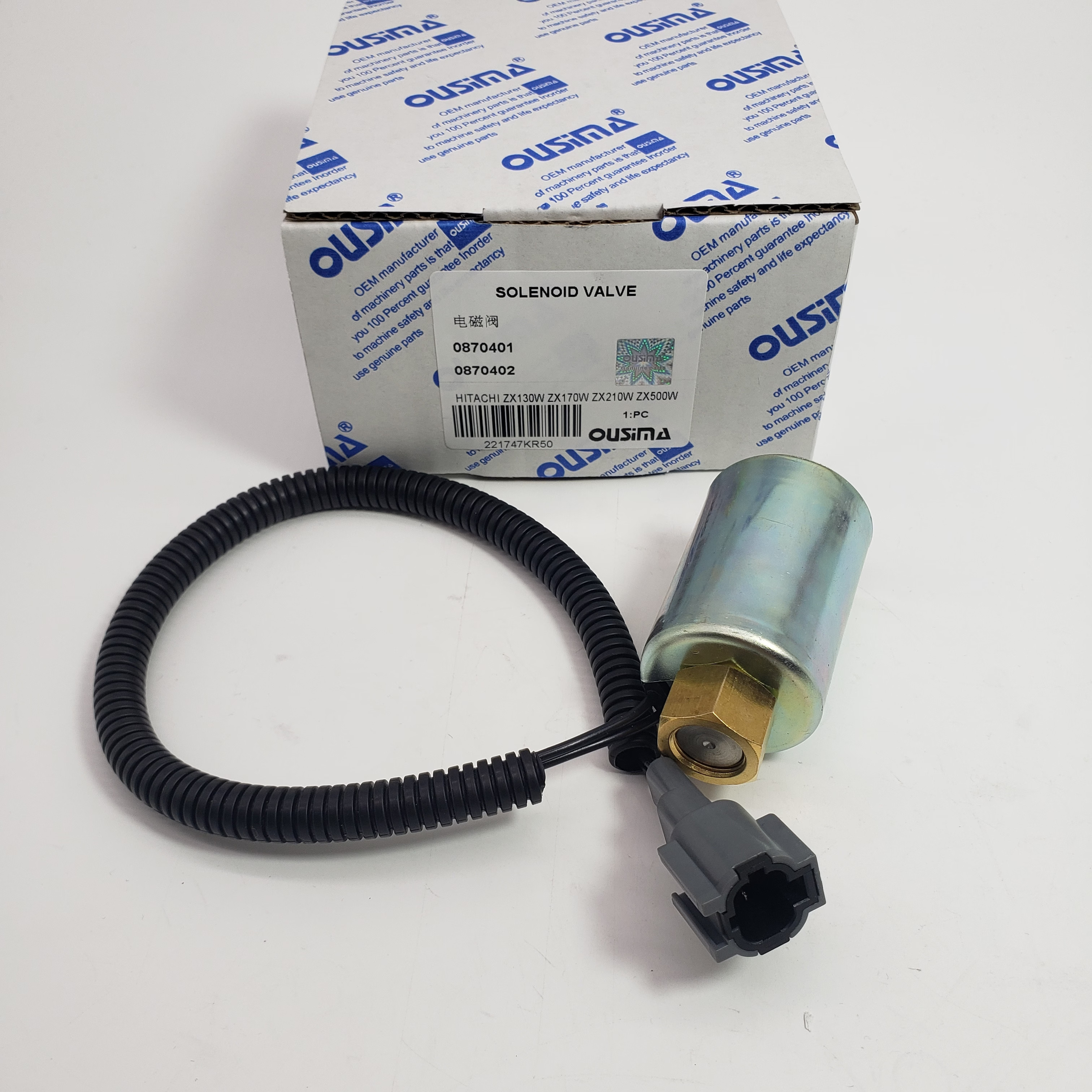 0870401 0780402 Solenoid Valve For HITACHI ZX130W ZX170W ZX210W ZX500W