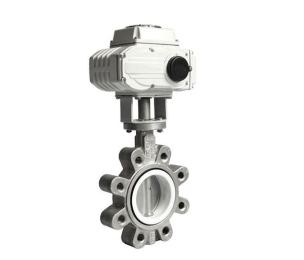 150lb Industrial Control Valves / Eccentric Butterfly Valve Double Flanged Soft