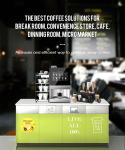 Stainless Steel Hot And Cold Commercial Coffee Vending Machine 2700W