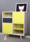 Console Table 0.097CBM Steel Storage Cabinet Tv Bench