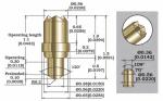 KLS080-001CA Metal Adjustable Pogo Pin Probe Electronic Pogo Test Pins