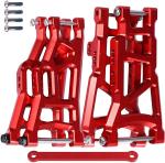 Red Rear Suspension Control Arms Ordinary Anodized 10um CNC Aluminum Parts