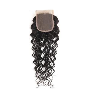 Wholesale Peruvian Human Hair Closures With A Natural Part , Remy Hair Lace Closure from china suppliers