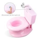 Childrens Simulation White Blue Pink Solid Baby Training Potty with Flushing