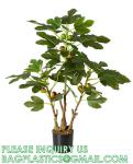 Artificial Plant Ficus Carica Fruit Plant Bonsai Tree Faux Plant Indoor Home