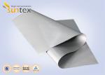 0.4mm Silicone Fiberglass Fireproofing Fabrics Used In Smoke Curtains Meets En