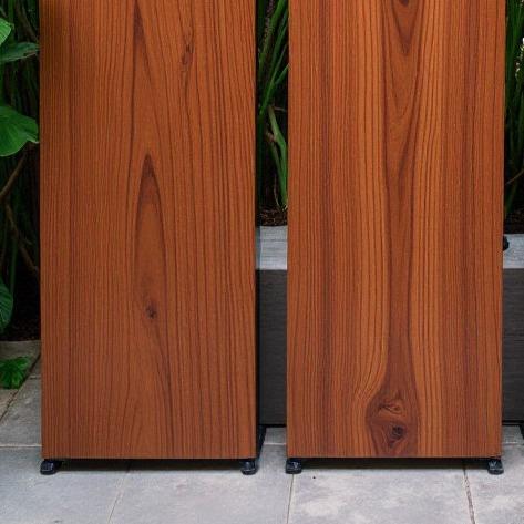 Weather-Resistant Woodgrain ACP Sheet For Coastal Offices 4mm Thick Fluorocarbon