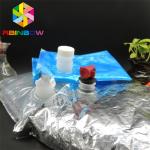 10L BiB Aluminum Foil Wine Stand Up Pouch Spout / Valve Storage Bag FDA