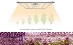 Highest PPFD LED Bar Grow Lights 3045 umol/S AC 110V 660nm
