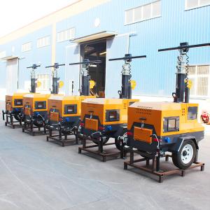 Wholesale 4000 Working Lifetime 65 Lamp Luminous Efficiency Portable 7m Solar Lighting Tower from china suppliers
