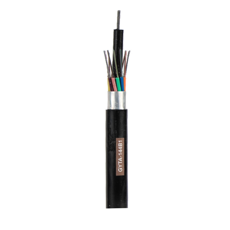 Outdoor Fiber Optic Cable G652D/ G657A1 GYTA Light Armored Cable Aerial And Duct