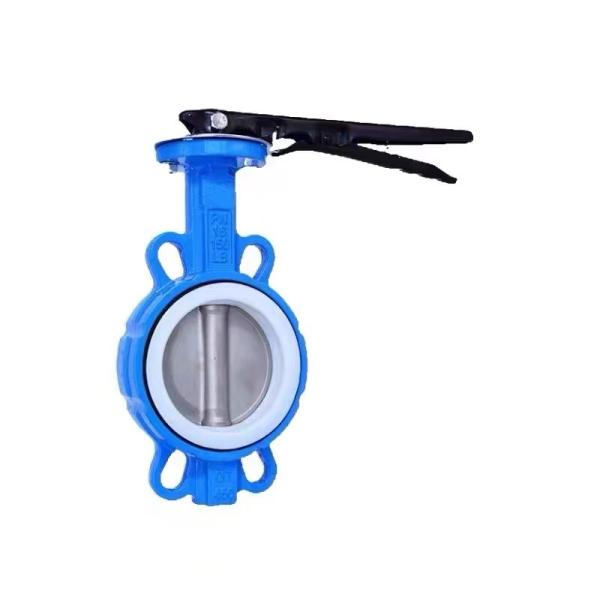2 inch Ductile Iron Wafer Butterfly Valve ANSI 150 DIN JIS Silver for General