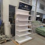 Factory Customized Size Thickness Color white display shop shelves super market