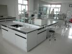 1.0mm Thickness Steel Lab Furniture , Chemical Resistant Lab Tables Workstations