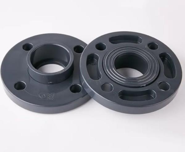 GF 317 Type PVC-U Diaphragm Valve Body DN50 with PVC-U Loose Flange – Industrial